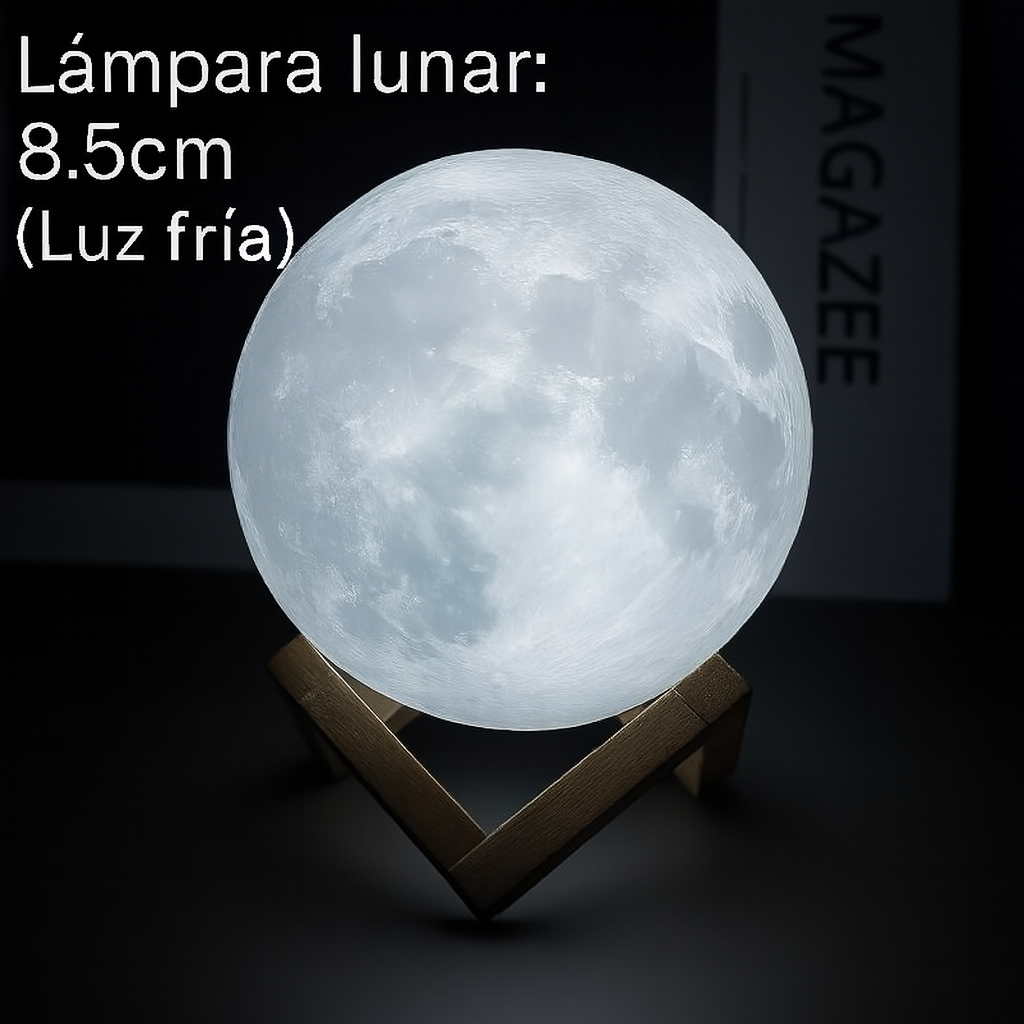 Lampara Lunar Luz Ambiental Decorativa