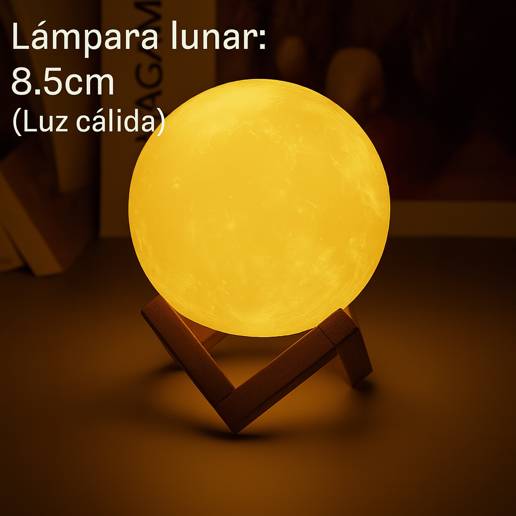 Lampara Lunar Luz Ambiental Decorativa