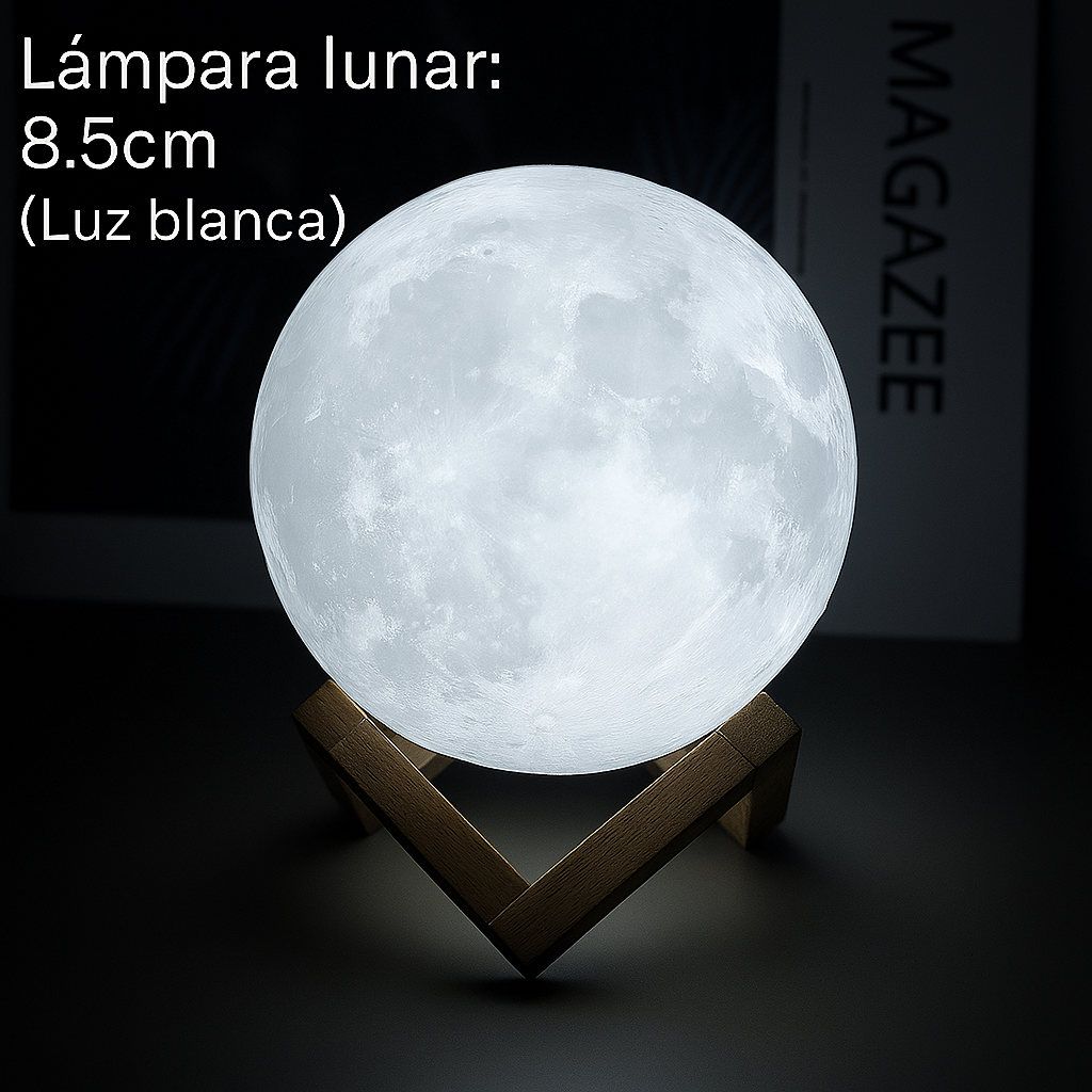 Lampara Lunar Luz Ambiental Decorativa