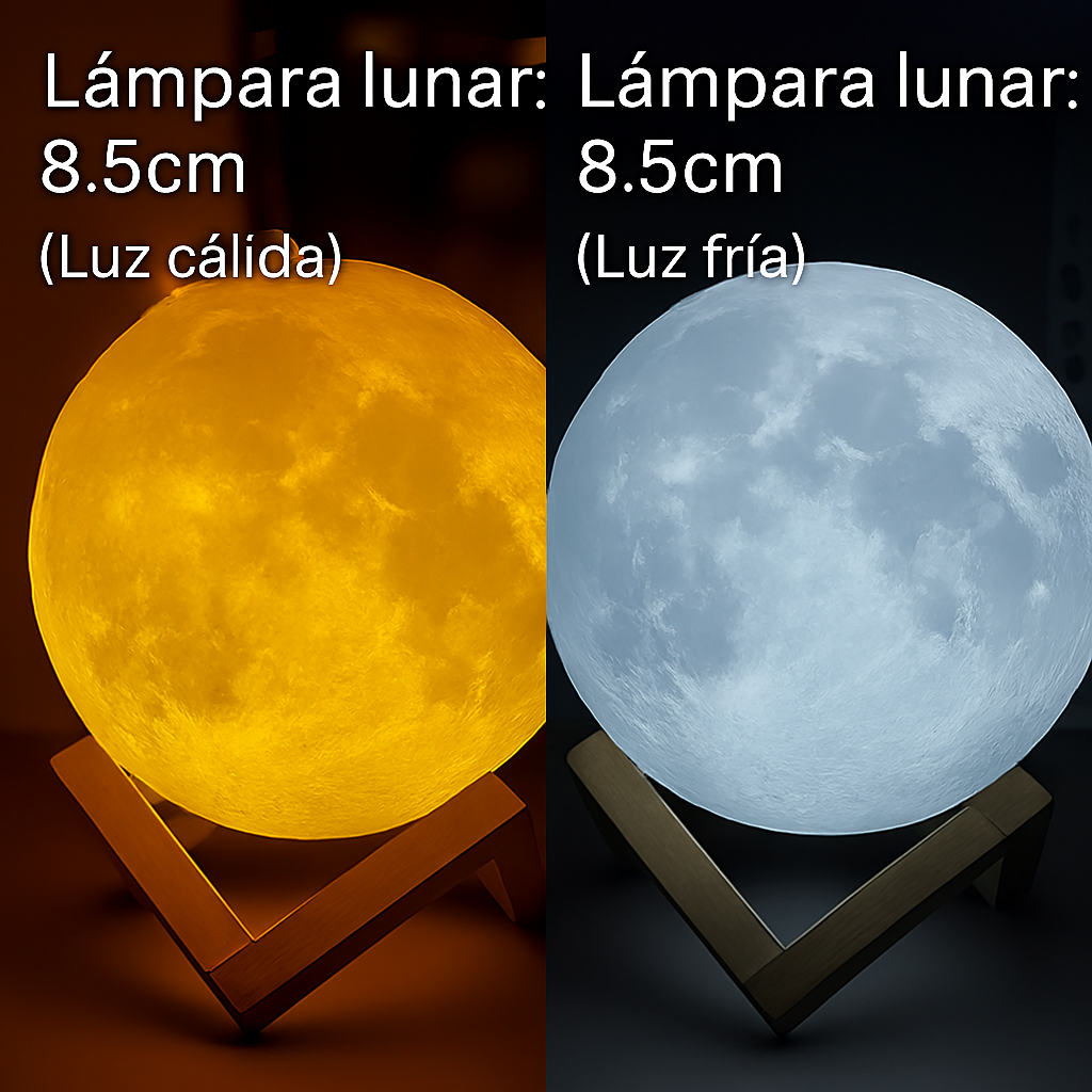 Lampara Lunar Luz Ambiental Decorativa